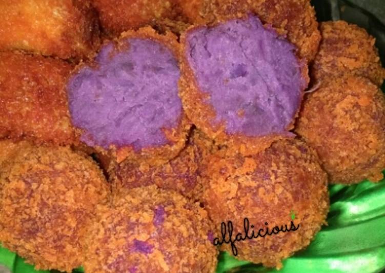 Resep Bola Ubi Ungu Yang Enak